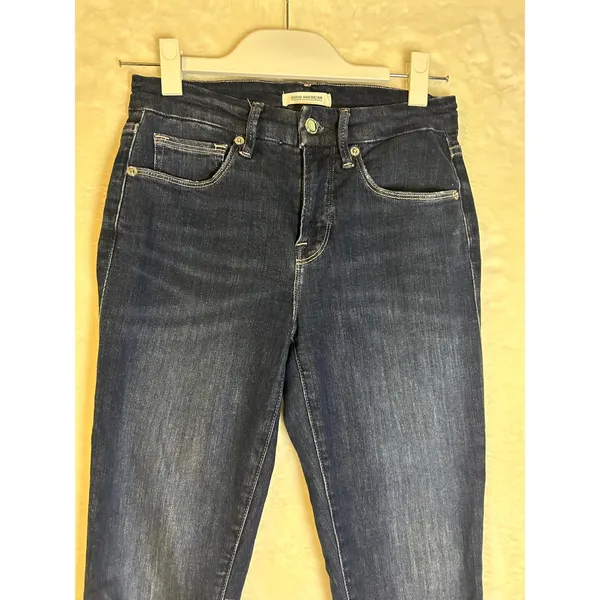 Good American Good Legs Crop Skinny Jeans Women 2/26‎ Dark Wash High Rise Denim - Image 2