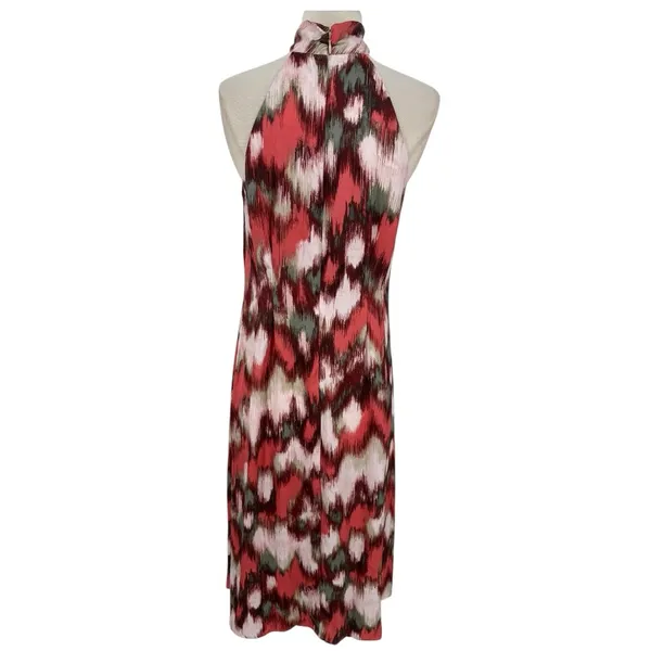 NWT Banana Republic Silky Twill Sleeveless Halter Midi Dress Size 6‎ Feminine - Image 5