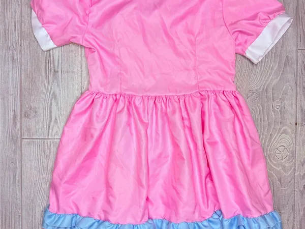 Pink and blue bow Lolita cosplay living doll dress large Halloween costume - Image 3