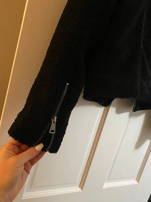 Vici Moto Style Sherpa Jacket - Image 4