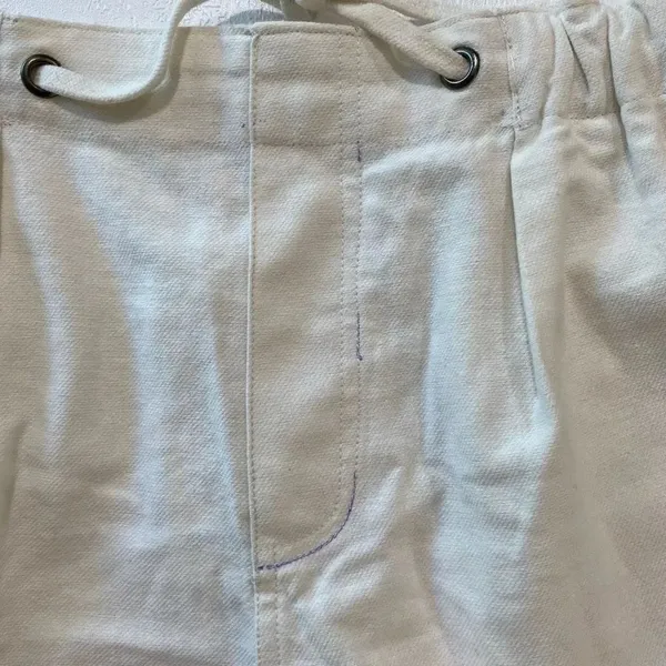 Free People White Drawstring Shorts Size S NWT Coastal Boho Summer - Image 9