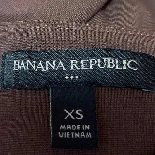 Banana Republic Women's Brown Sleeveless Square Neck Bodysuit Tank Top Size XS - Image 3