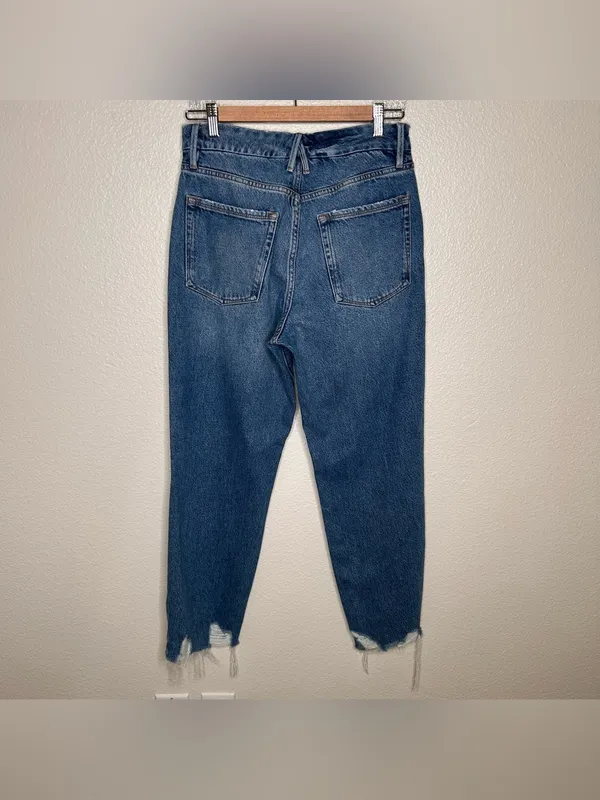 Good American Good Vintage Jagged Hem jeans 8/29 - Image 9