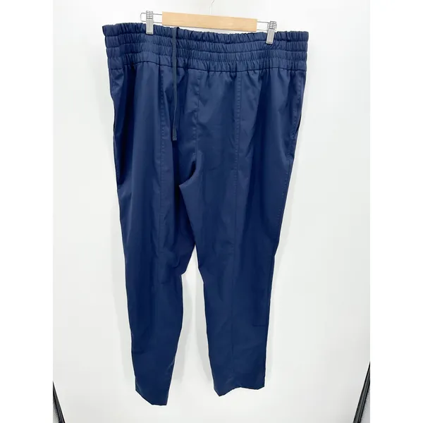 Ico Pants Adult 2XL Navy‎ Blue Cargo Scrub Pant Elastic Waistband - Image 2