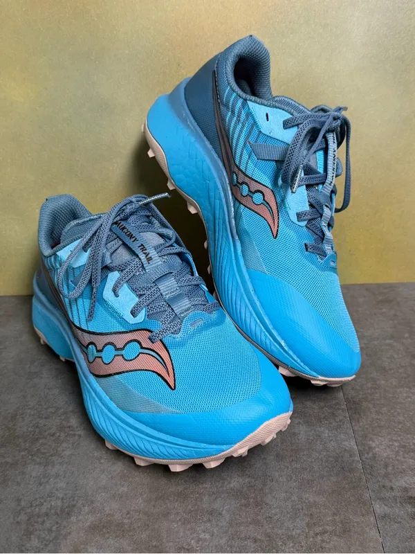 Saucony Endorphin Edge Cushioned Women's Blue Trail Running Shoes Size 7.5 - Image 15