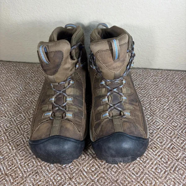 Keen Dry Targhee II Brown Nubuck Waterproof Womens Hiking Boots Sz 11 Outdoor - Image 2