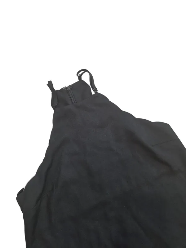 Lulus NWT black Halter Mini Dress scalloped top XXS Adjustable Straps. - Image 7