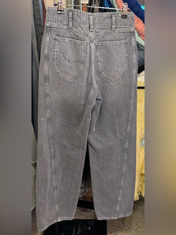 NWOT Free People We the Free Aster Straight Leg Jeans - slate grey - 27 - Image 9