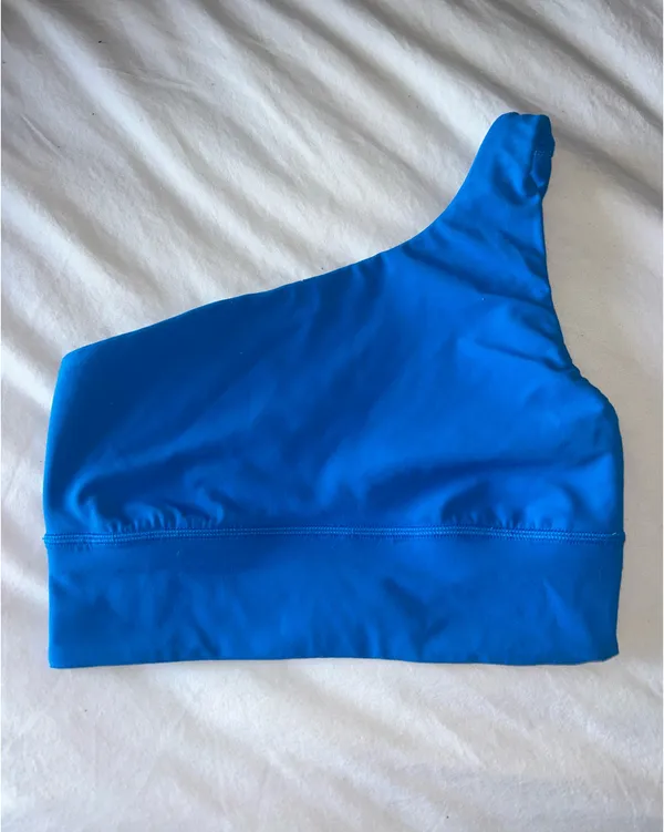 Lululemon Poolside Blue Asymmetrical Bra - Image 6