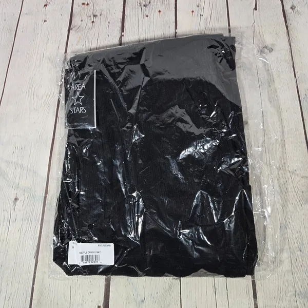 AREA STARS Black Corduroy Cargo Jogger Pants Women's Size Medium‎ - Image 10