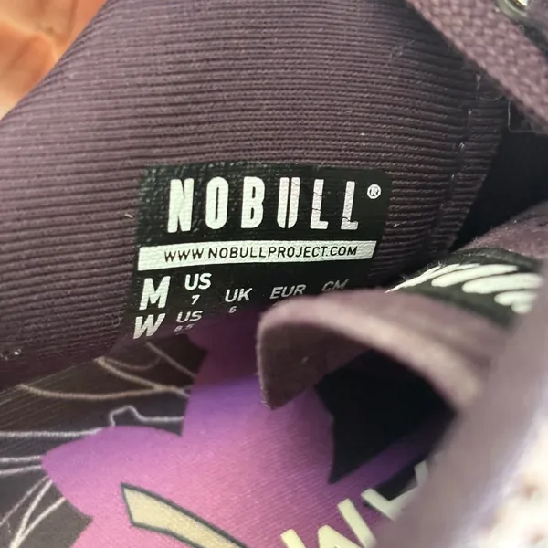 NOBULL Project Magnolia SuperFabric Cross Training Shoes Sz 7 Purple Floral Gym - Image 8