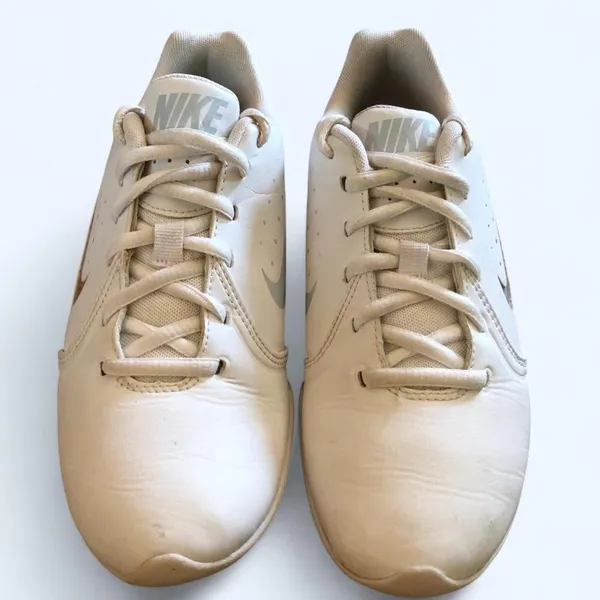 Nike Juniors Sideline White Lace Up Low Top Training Shoes Size 6 - Image 4