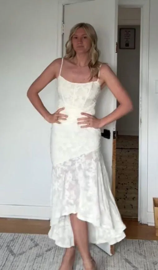 Boutique White lace dress - Image 4