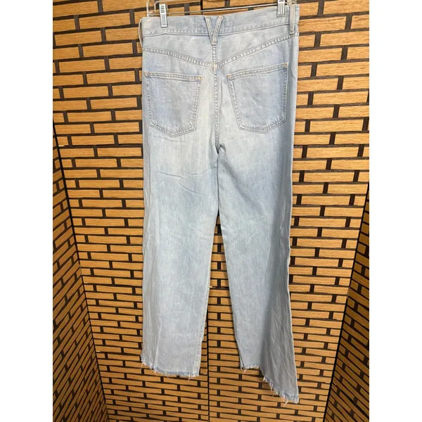 Veronica Beard High‎ Rise Taylor Relaxed Wide Leg Jeans 27 - Image 2