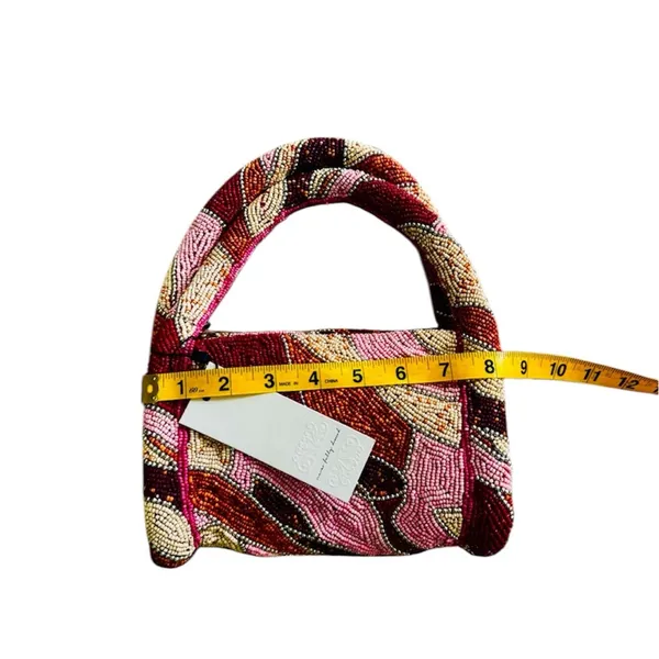 Never Fully Dresses beaded pink bag NEW - Image 5