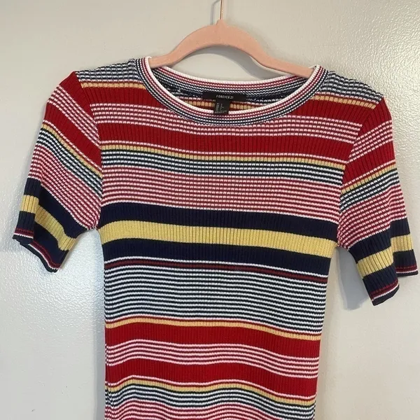 Forever 21 Stripped Mini Dress - Image 6