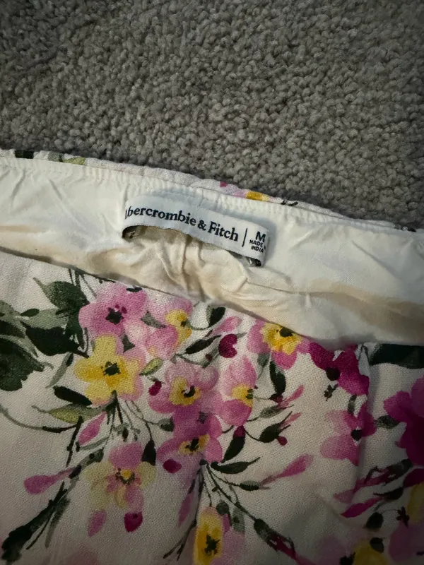 Abercrombie Floral Linen Skort - Image 3
