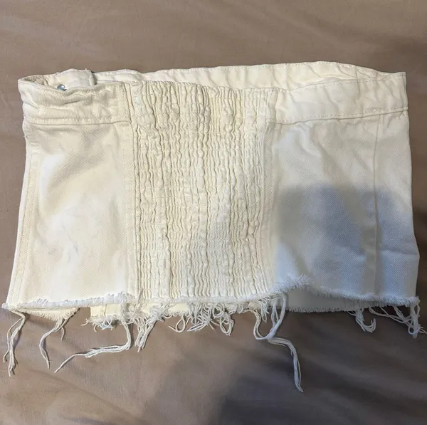ZARA Denim Crop Top - Image 4