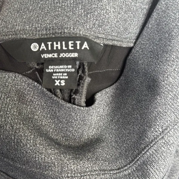 Athleta Heather Gray SCULPTEK Venice Mid Rise Jogger Pants 597888 W1437 Sz XS - Image 6