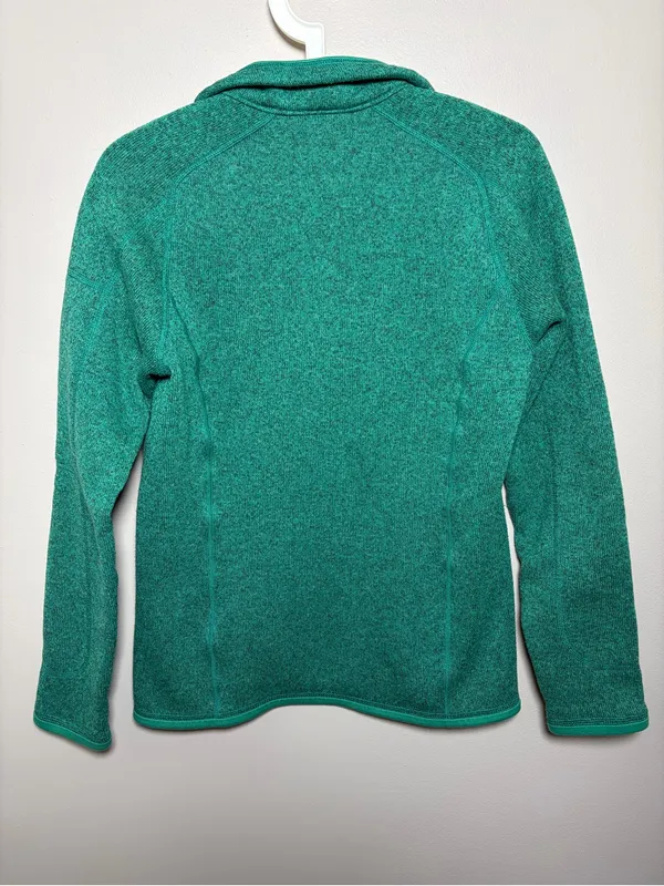 Patagonia Better Sweater Pullover Fleece 1/4 Zip Green - Image 3