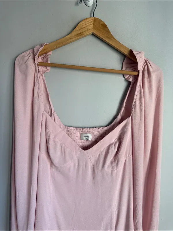 Aritzia Wilfred Novella Dress in Poetic Pink 4 - Image 7
