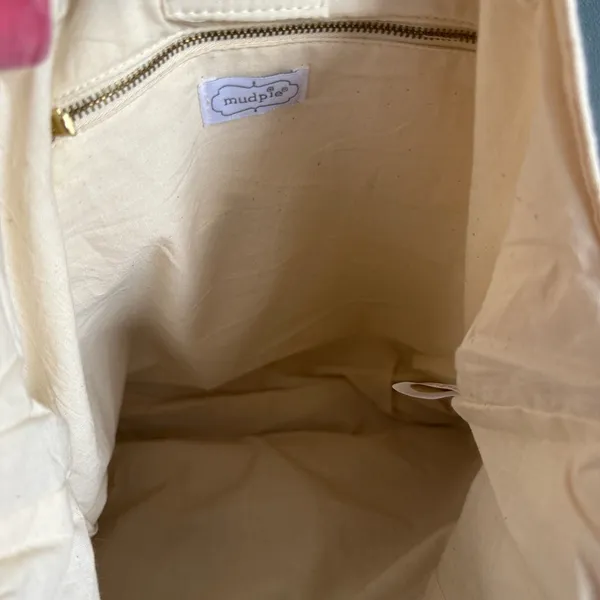 Mud Pie Handloom Tassel Tote - Image 7