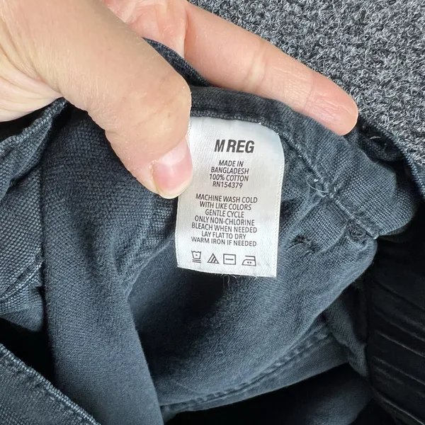 AEROPOSTALE Women's Size M Faded Slate Blue Gray Utility Cargo Pants Canvas Y2K - Image 16