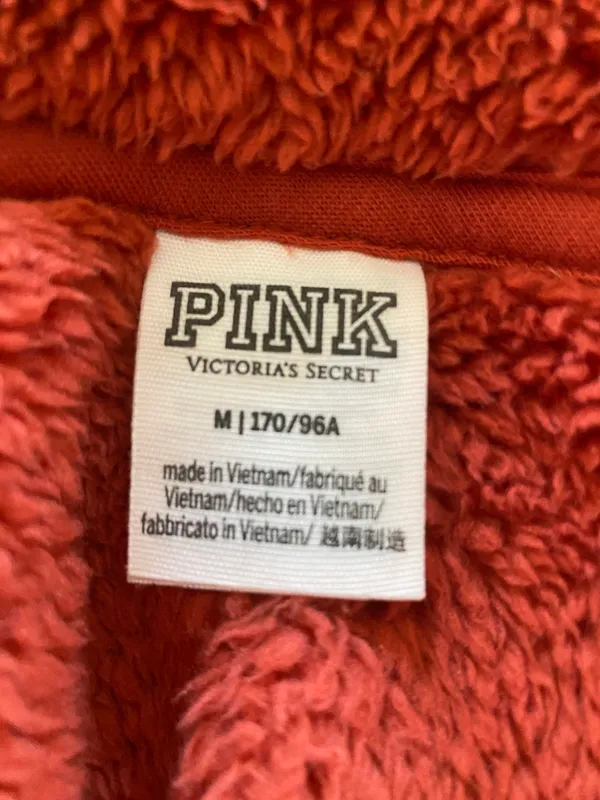 victoria’s secret pink fluffy hooded jacket - Image 3