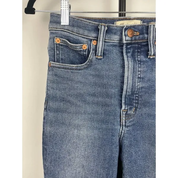 Madewell Women's Medium Blue‎ Wash Stretch The Perfect Vintage Jean Size 25 - Image 2