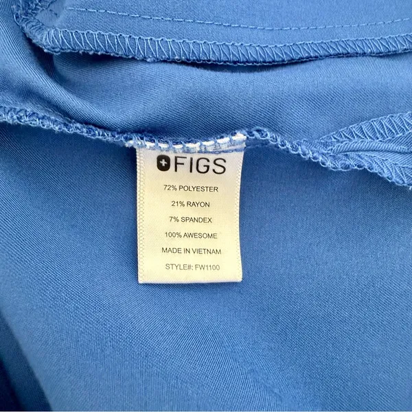 Figs Casma Denim Scrub Top - Image 4