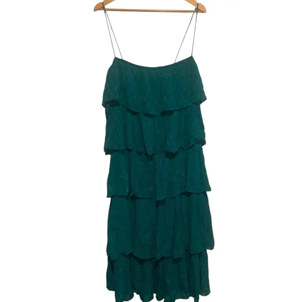 Anthropologie Blue tiered Midi dress size XL NWT - Image 5