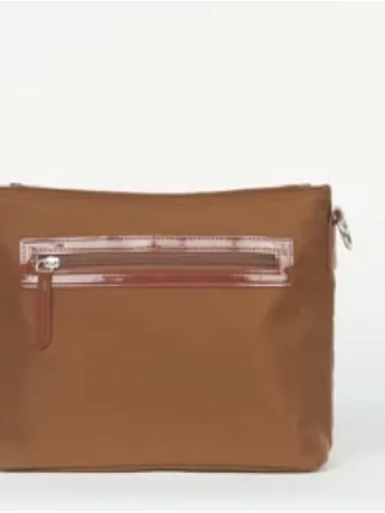 Ihkwip Women's Tan Shoulder Bag with Buckle Detail. Brand New Has Tags - Image 5