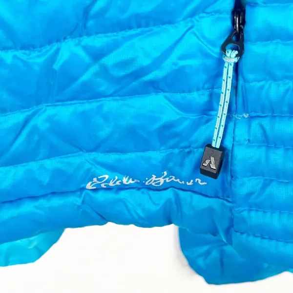 EDDIE BAUER First Ascent Goose Down Filled Quilted Puffer Jacket Size Small - Image 8