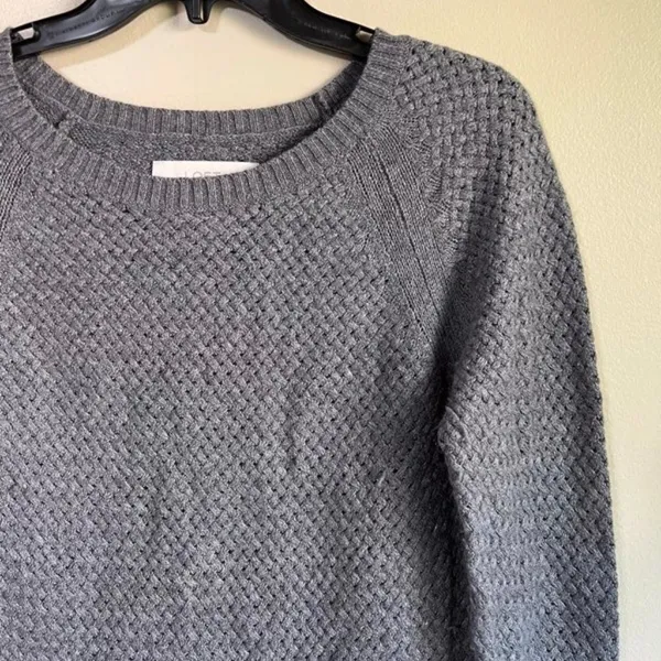 Loft medium grey long sleeve sweater‎ - Image 2