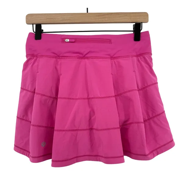 Lululemon Pace Rival Skirt Skort Tall Sonic Pink Size 4 Pickleball Tennis W8AADT - Image 4