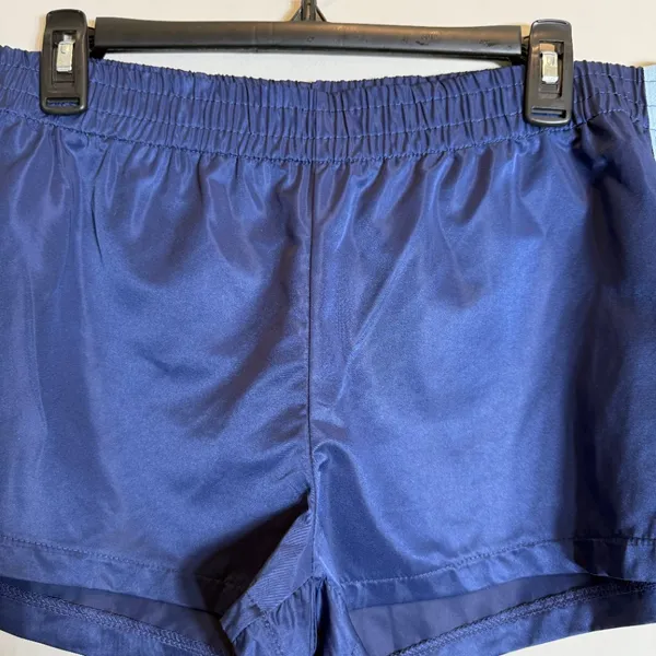 Edikted Nikki Nylon Shorts Womens XL Navy Blue Sporty Athleisure Retro Shiny NWT - Image 8