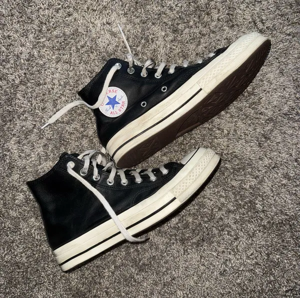 Converse Chuck 70 Leather High-Top Sneakers - Image 5