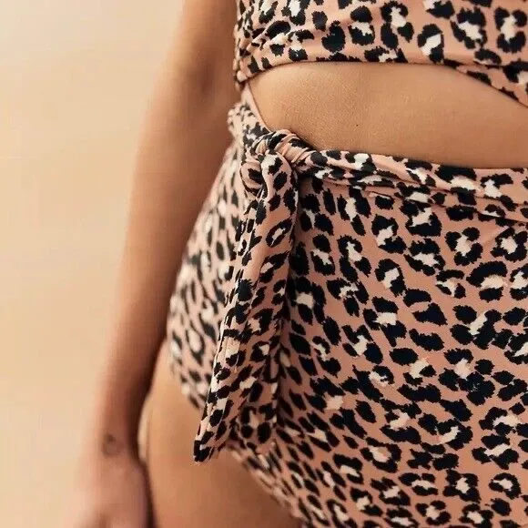 Aerie leopard print wrap around one piece  - Image 9