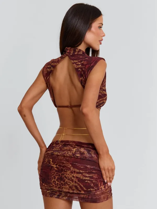 OUTCAST ZARIA MINI DRESS RAYELLA - Image 5