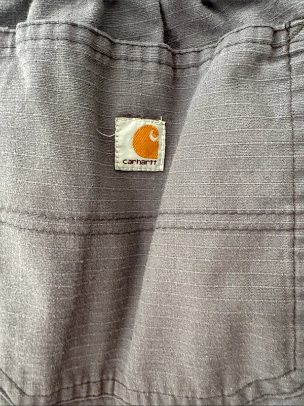 Carhartt Y2K Women's Wide Leg Cargo Pants in Dark Gray - Image 5