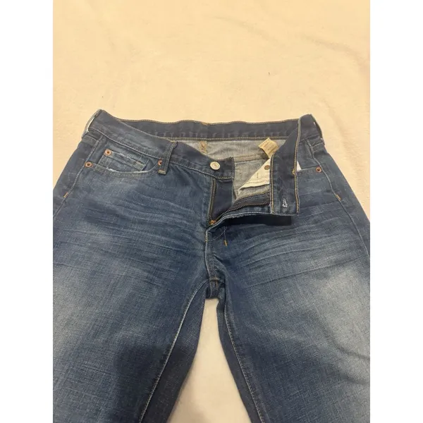 7 For All Mankind Dojo Crop Denim Jeans Women's Sz 30 U121B082U-082U Made In USA - Image 3
