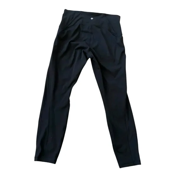 Lululemon Wunder Under High-Rise Mesh Crop 23" -‎ Black - Size 10 - Image 3