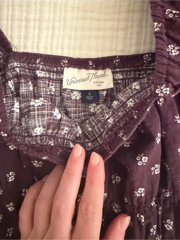 Universal Thread Smocked Maroon Set - Image 5