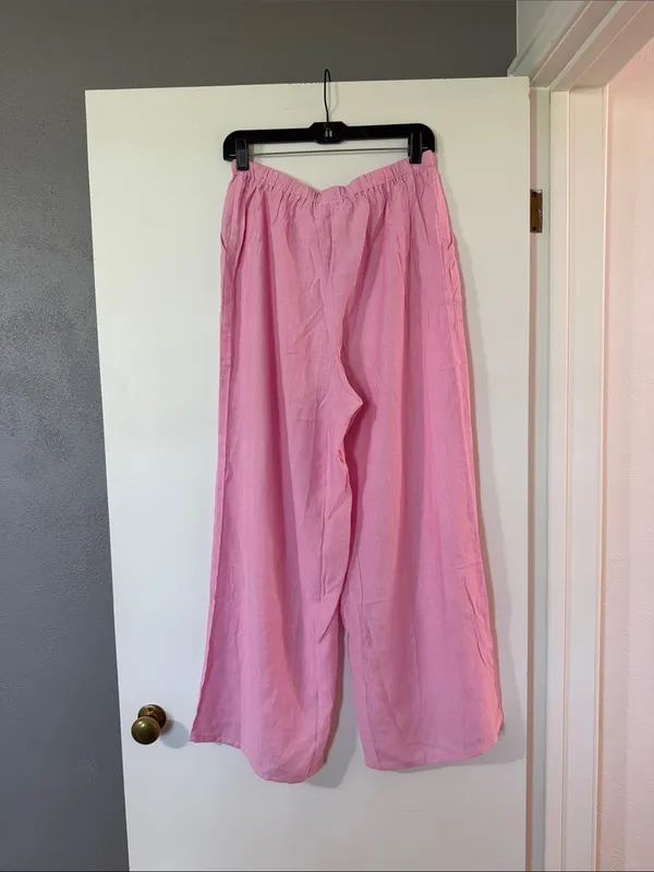 Very J Pink Wide Leg Pants - Image 6