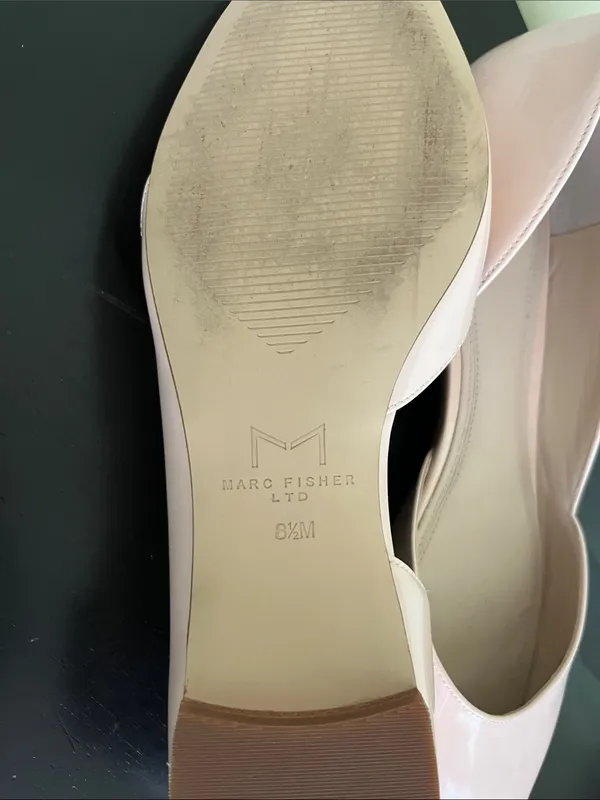 Marc Fisher LTD pointed-toe d'Orsay flats feature a minimalist design - Image 6
