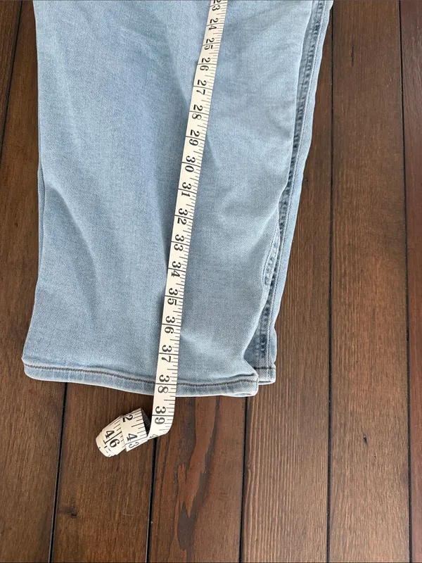 Madewell Pull-On Light Wash Jeans Women’s Size 1X Relaxed Comfortable Denim - Image 5