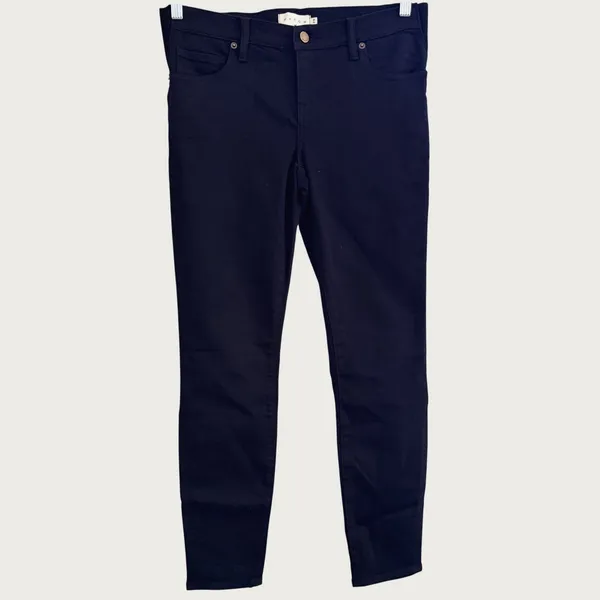 HATCH The Slim Under Belly Maternity Jeans Skinny in Jet Black Size 29 - Image 3