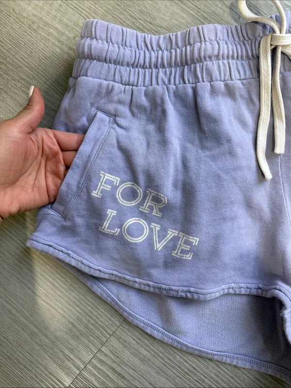 Anthropologie Daily Practice for love casual lavender shorts - Image 3