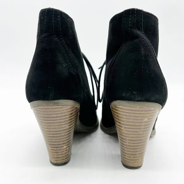 MIA Shawna Heeled‎ Bootie Womens 8 Faux Suede Bohemian Minimalist Fall Retro - Image 3