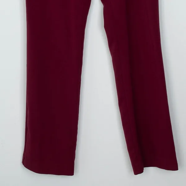Maurices Womens Straight Leg Career Dress Pants Size 5/6 Red‎ Corpcore Office - Image 3
